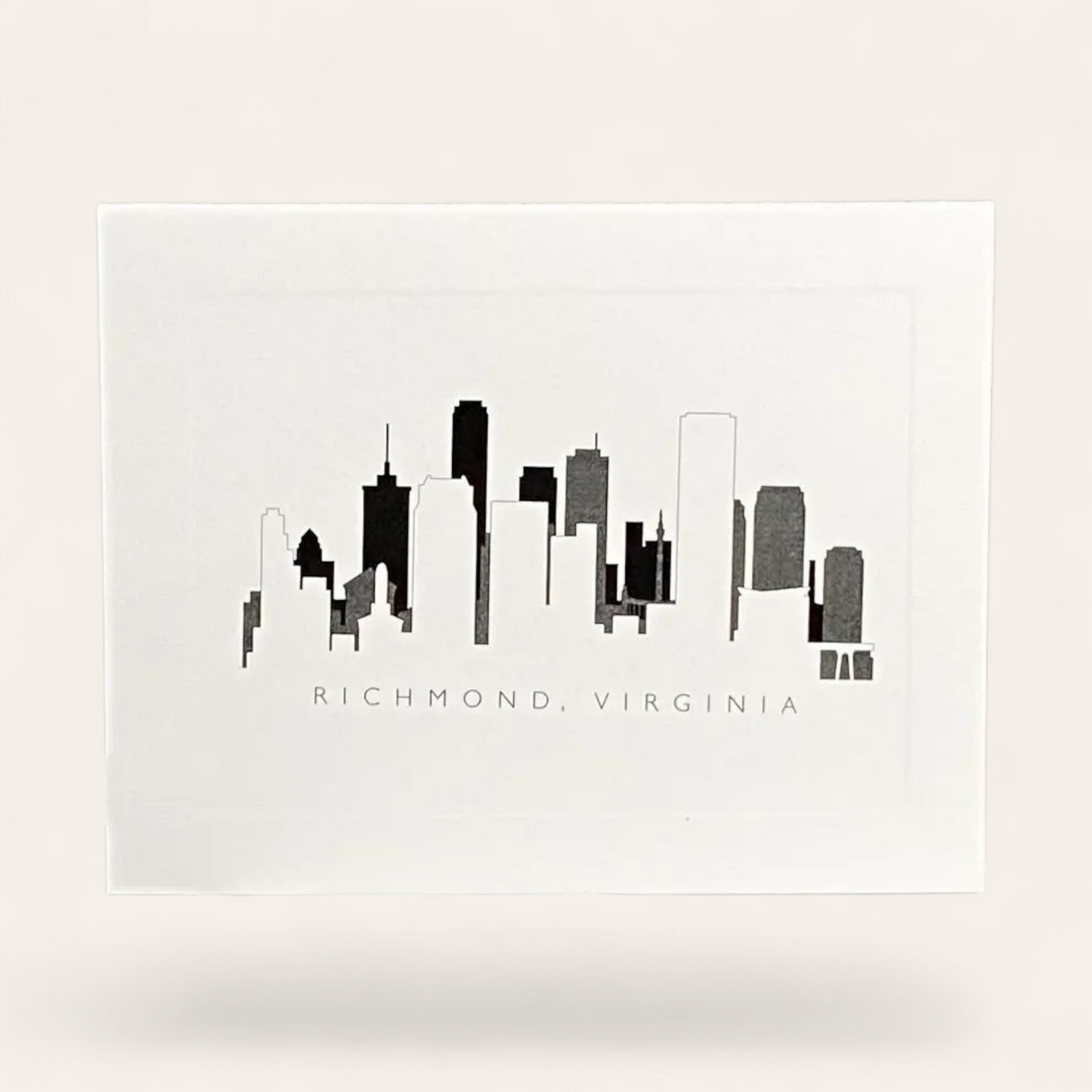 Richmond, VA Skyline Note Cards Set of 10