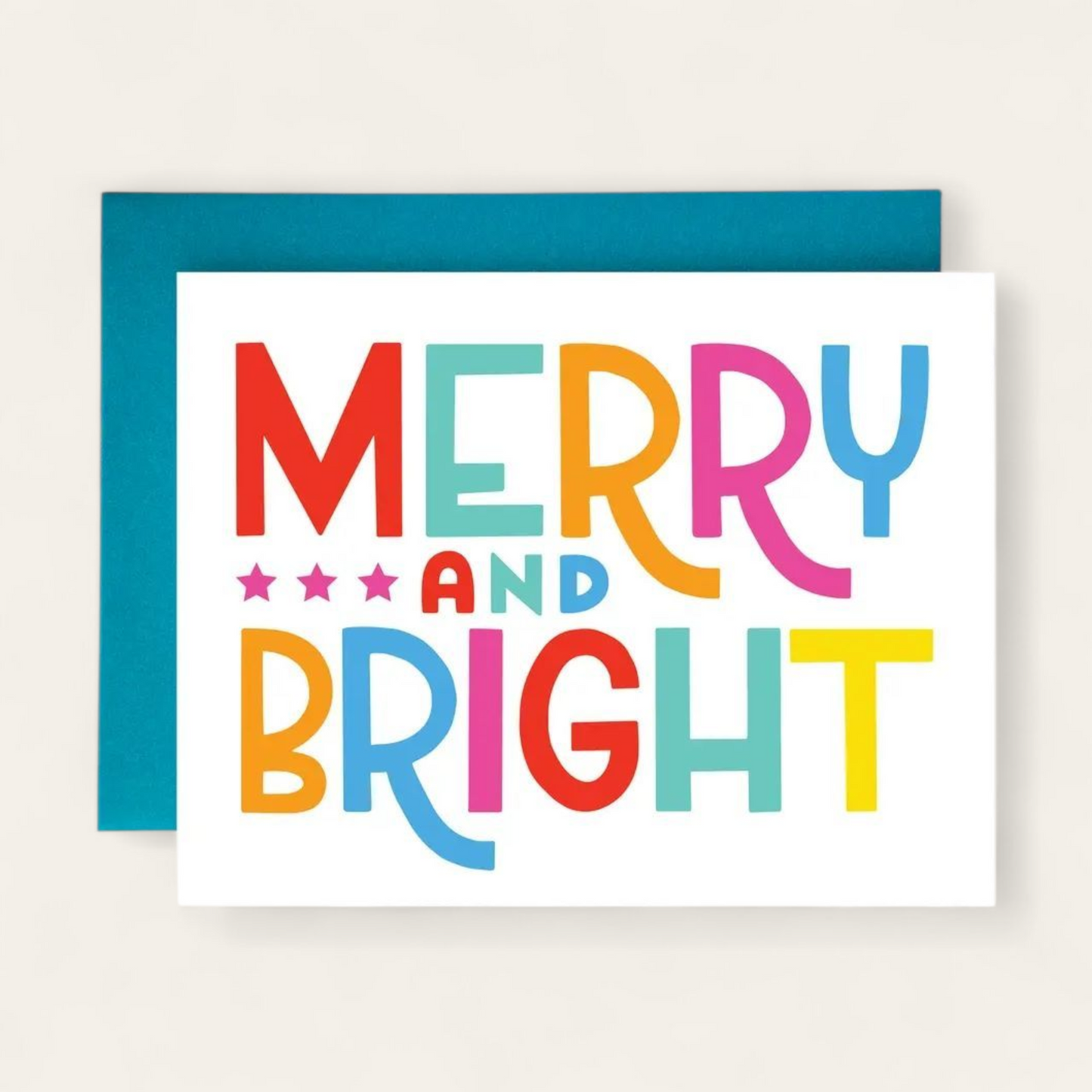 Merry and Bright Greeting Card