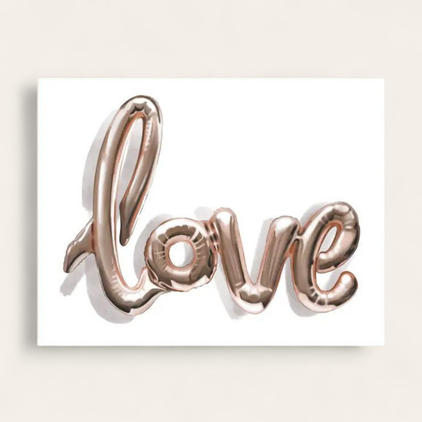 Love Balloon Greeting Card