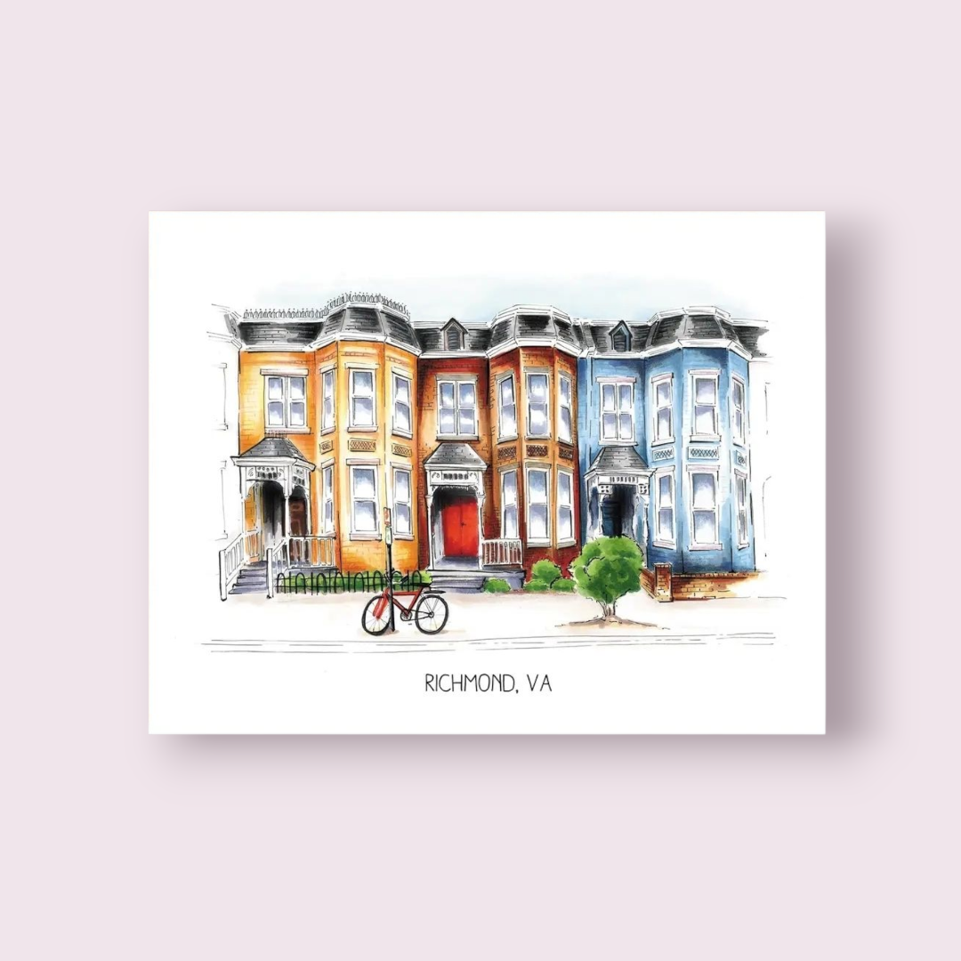 Richmond Row House GreetingCard