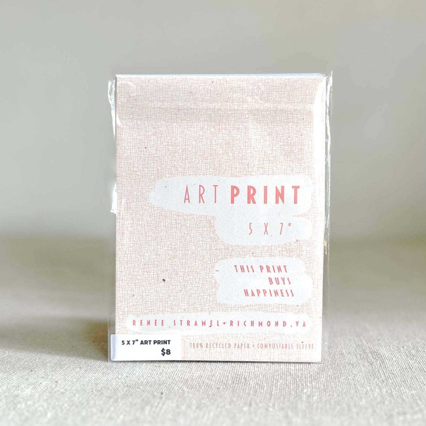 Moon Over Richmond Train Bridge 5x7" Art Print