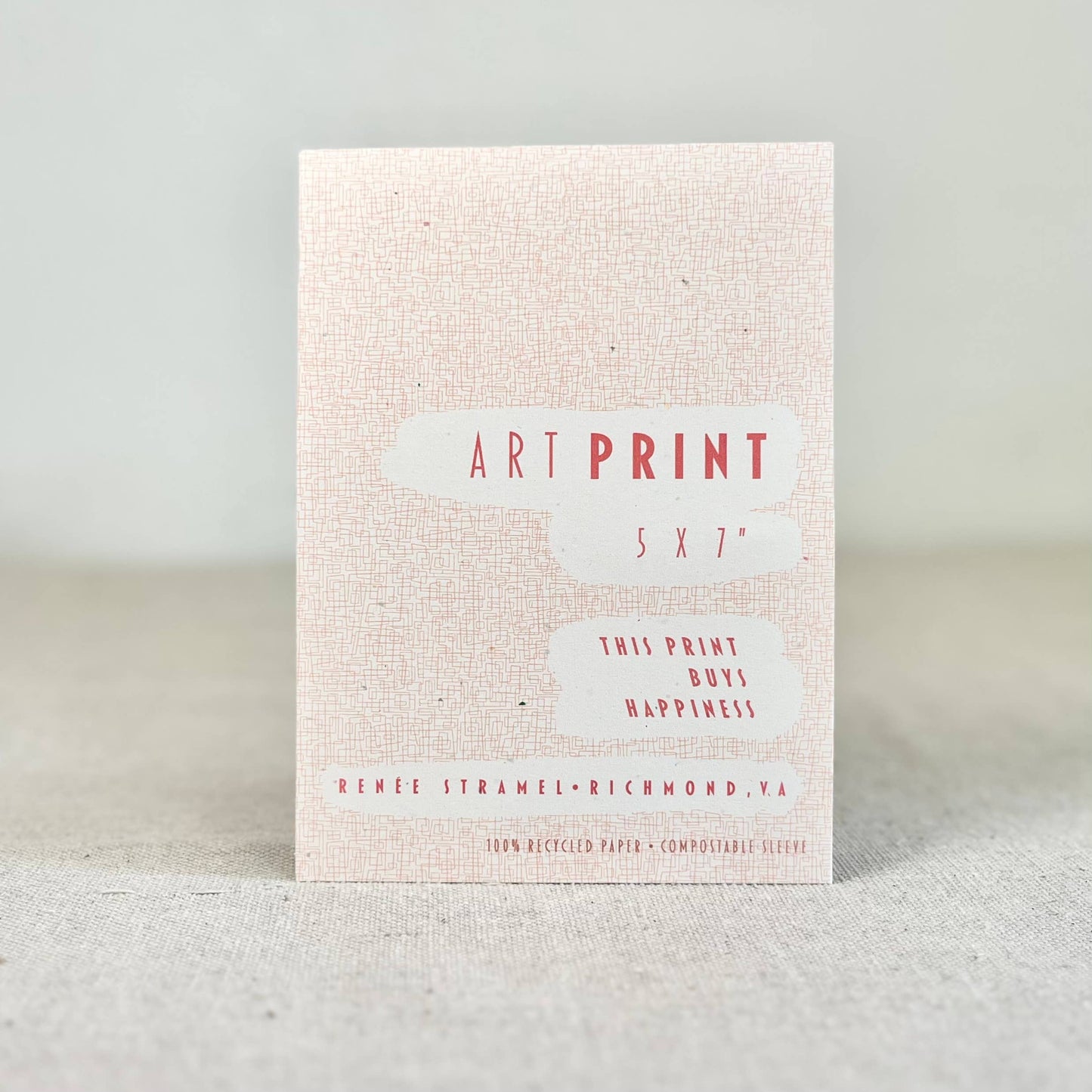 Criss Cross Over the James 5x7" Art Print: Blue / Matte / Individual