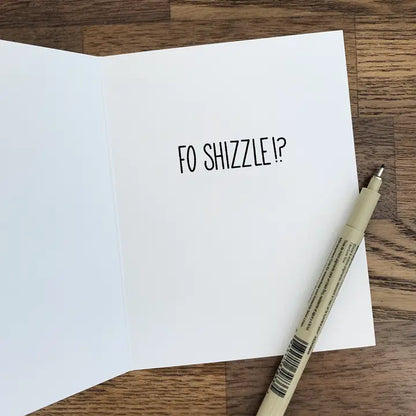 "You're How Old?" Snoop Birthday Card