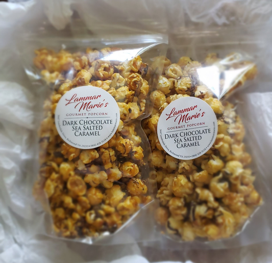 Dark Chocolate Sea Salted Caramel Popcorn