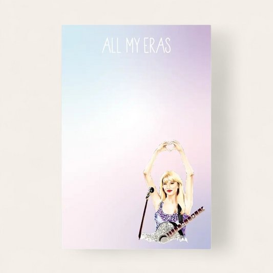 All My Eras Note Pad