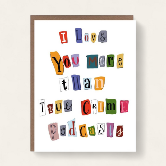 More Than True Crime Card