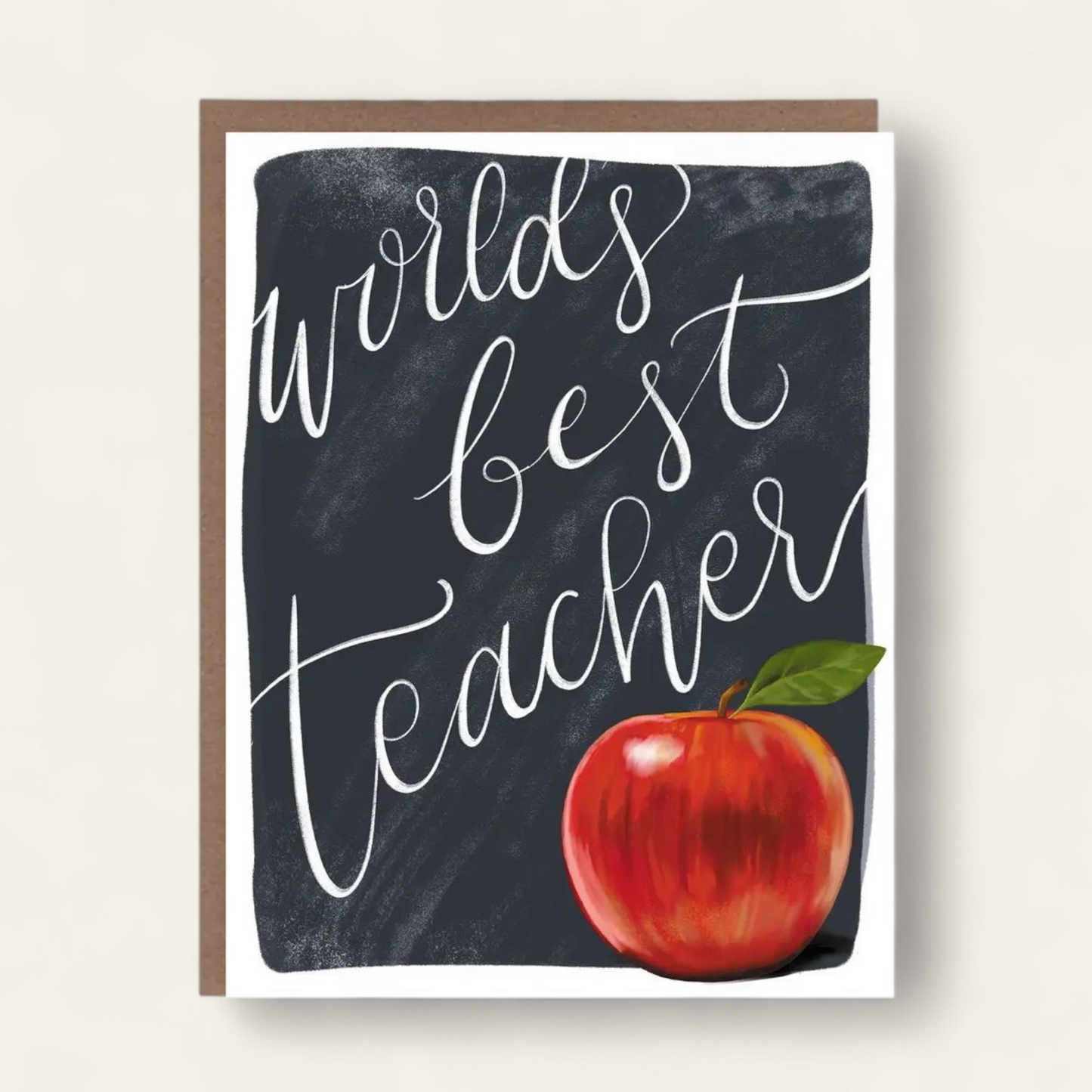 World's Best Teacher Greeting Card