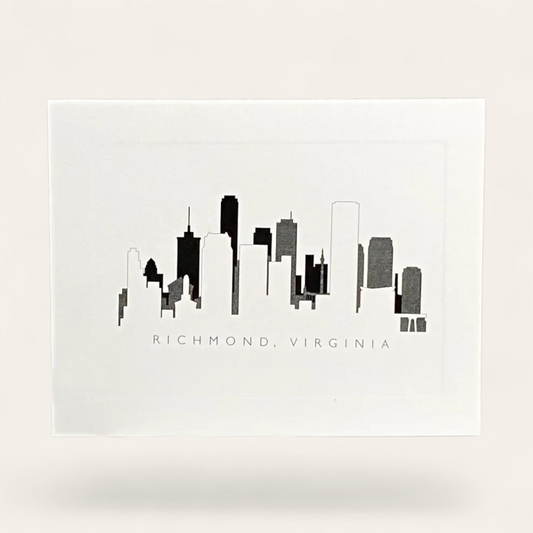 Richmond, VA Skyline Note Cards Set of 10