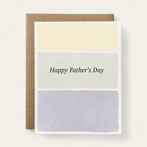 100% Recycled Natural Dye Father's Day Greeting Card
