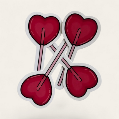 Heart Lollipop Sticker