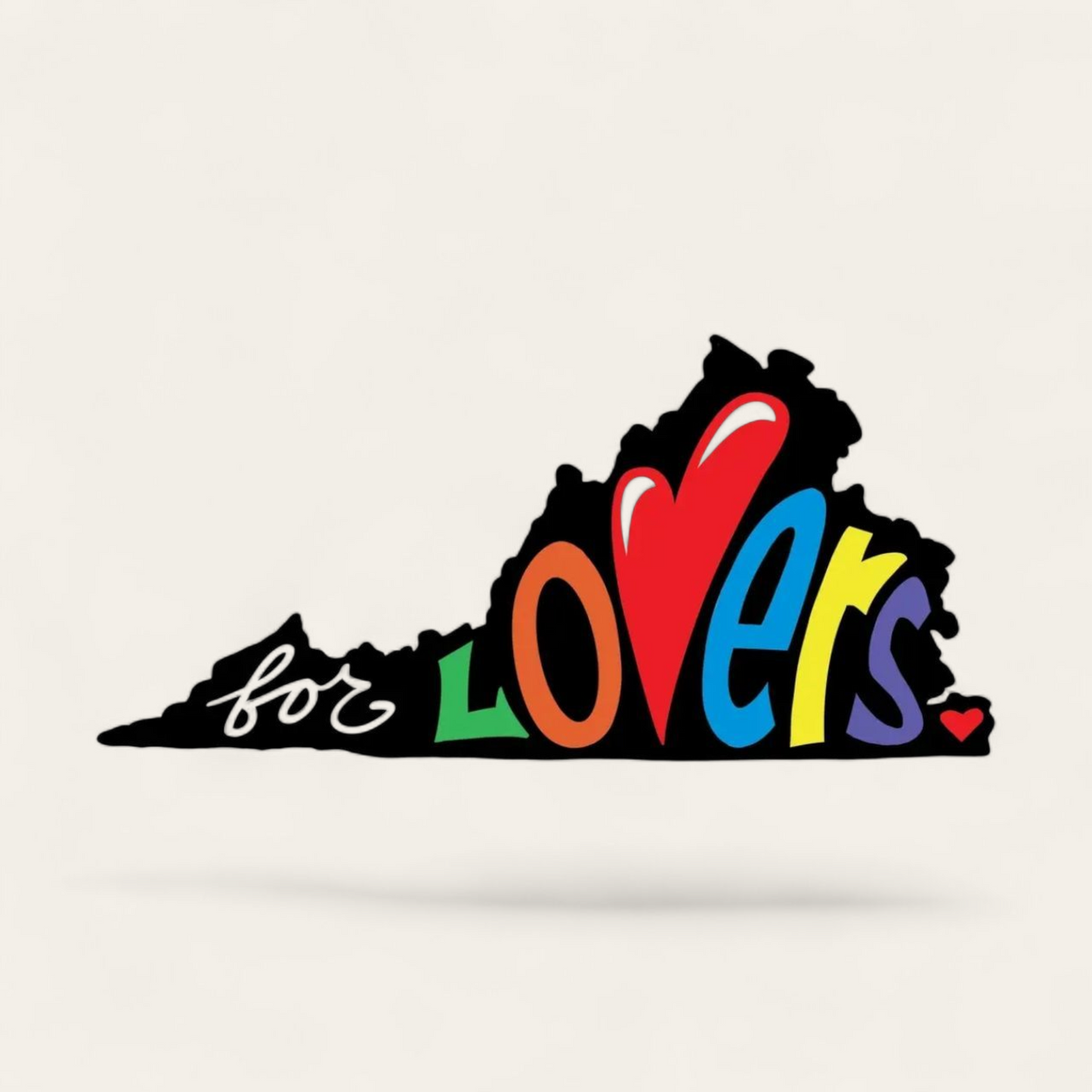 Virginia "For Lovers" Sticker