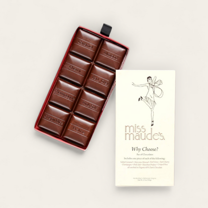 Miss Maude's Five Chocolate Bar Gift Box DarkChocolate
