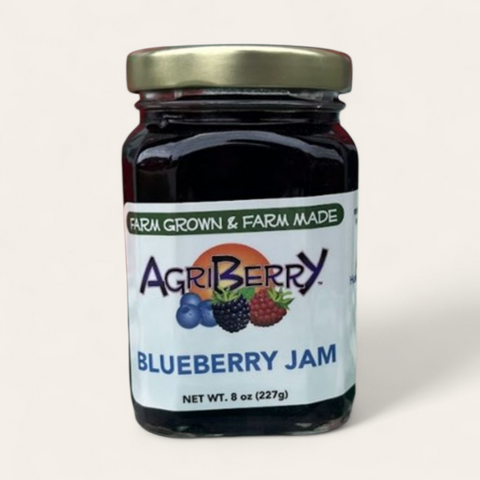 AgriBerry Blueberry Jam 8 oz. Jar
