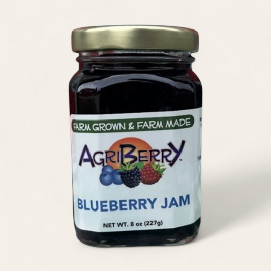 AgriBerry Blueberry Jam 8 oz. Jar