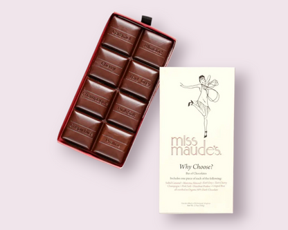 Miss Maude's Five Chocolate Bar Gift Box DarkChocolate