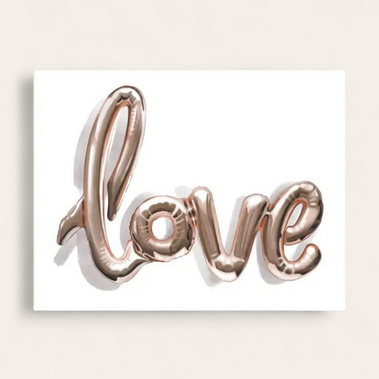 Love Balloon Greeting Card