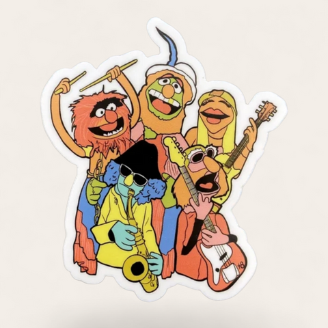Dr. Teeth and the Electric Mayhem - Muppets - Vinyl Sticker