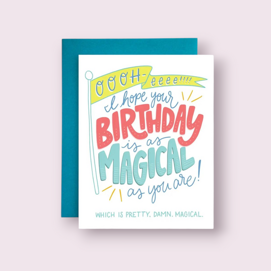 OOOH-eeee!!!! Magical Birthday Card