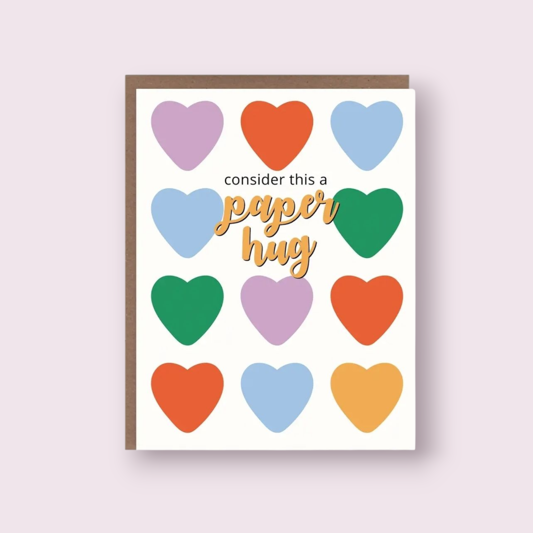 Paper Hug Encouragement Card