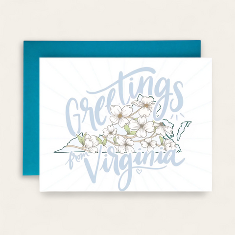 Boxed Set of 8 Cards - Greetings from Virginia