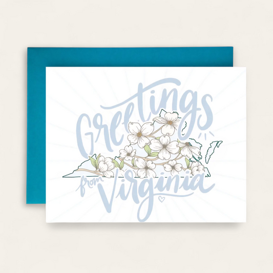 Boxed Set of 8 Cards - Greetings from Virginia