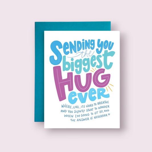 Sending you The Biggest Hug Ever Greeting Card