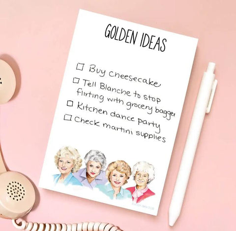 Golden Friends Notepad