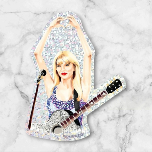 Taylor Glitter Sticker