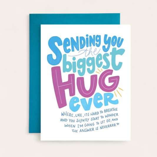 Sending you The Biggest Hug Ever Greeting Card