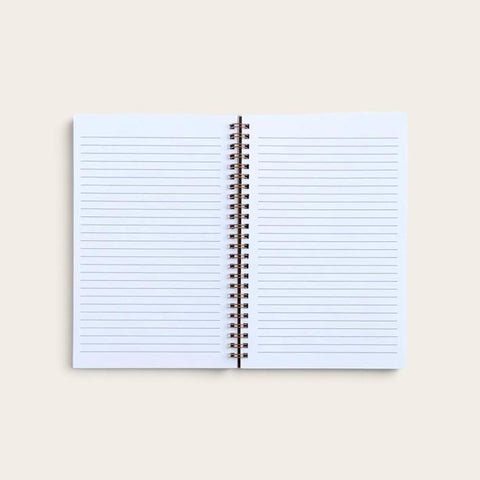 Cosmos Flower Spiral Notebook - Lined