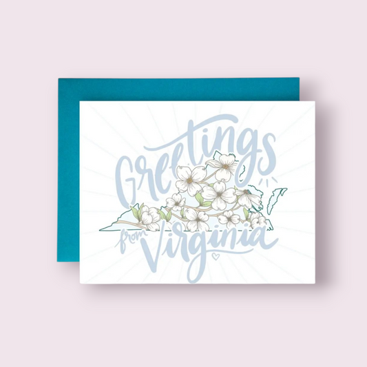 Boxed Set of 8 Cards - Greetings from Virginia
