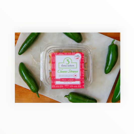 3 Sisters Cheddar Jalapeño Cheese Straws