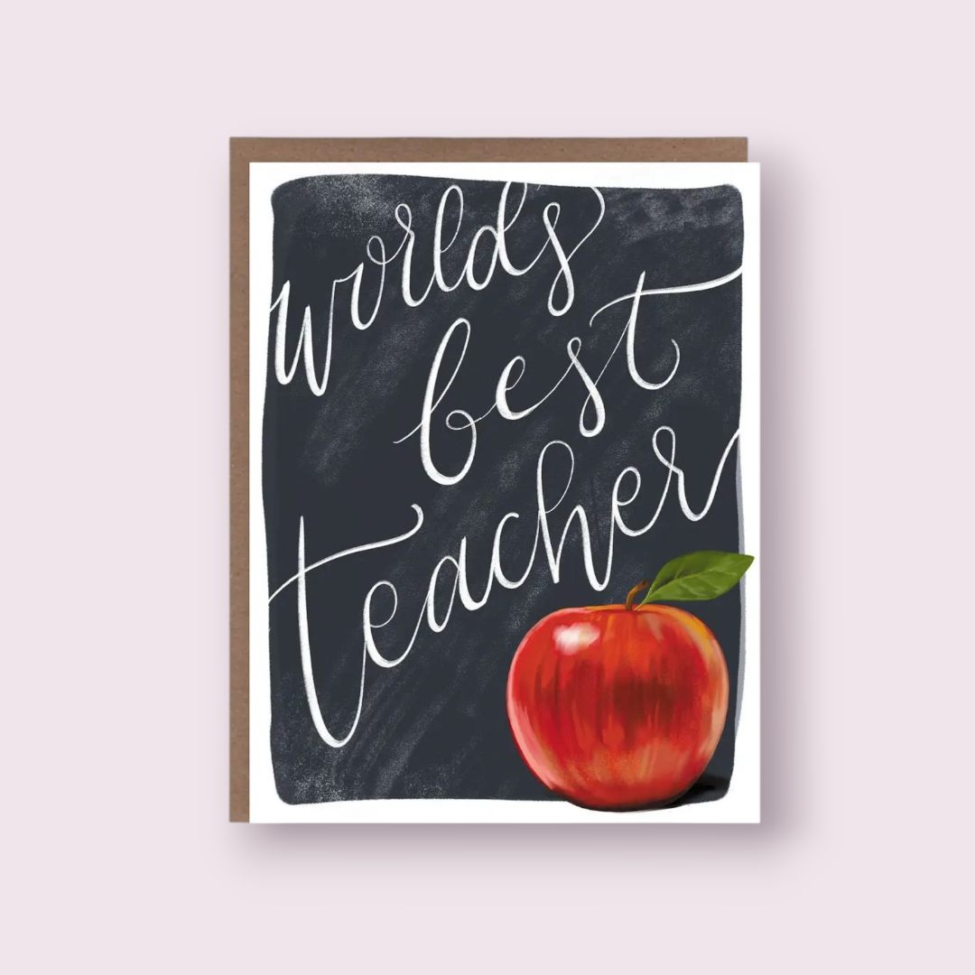 World's Best Teacher Greeting Card
