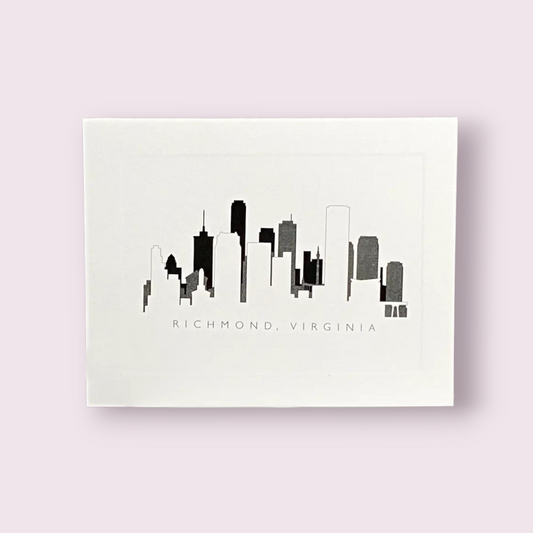 Richmond, VA Skyline Note Cards Set of 10
