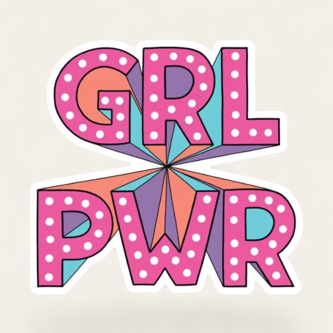 GRL PWR Sticker