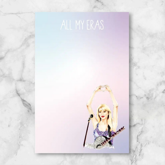 All My Eras Note Pad