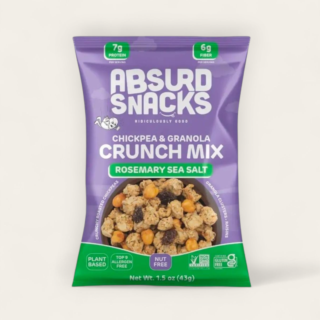 Absurd Snacks Rosemary Sea Salt Snack  Mix