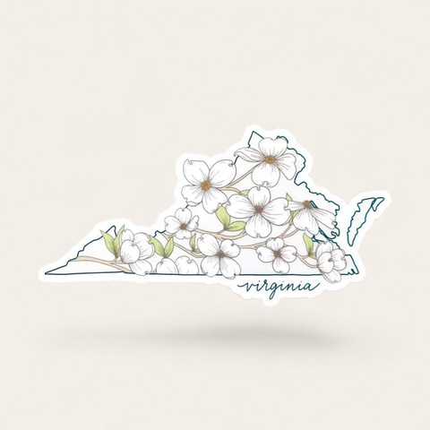 Virginia Dogwoods - Fridge Magnet