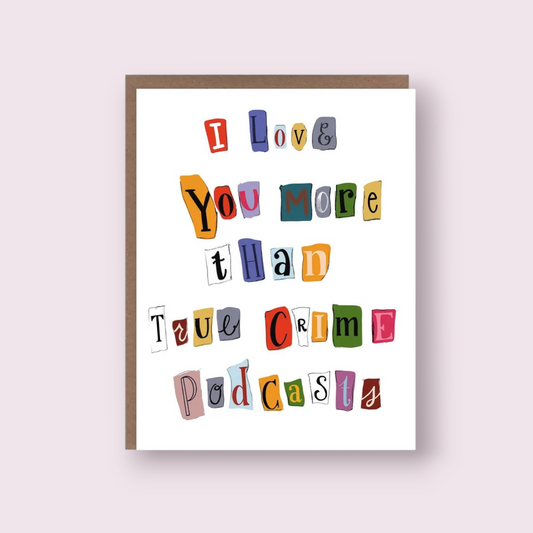 More Than True Crime Card