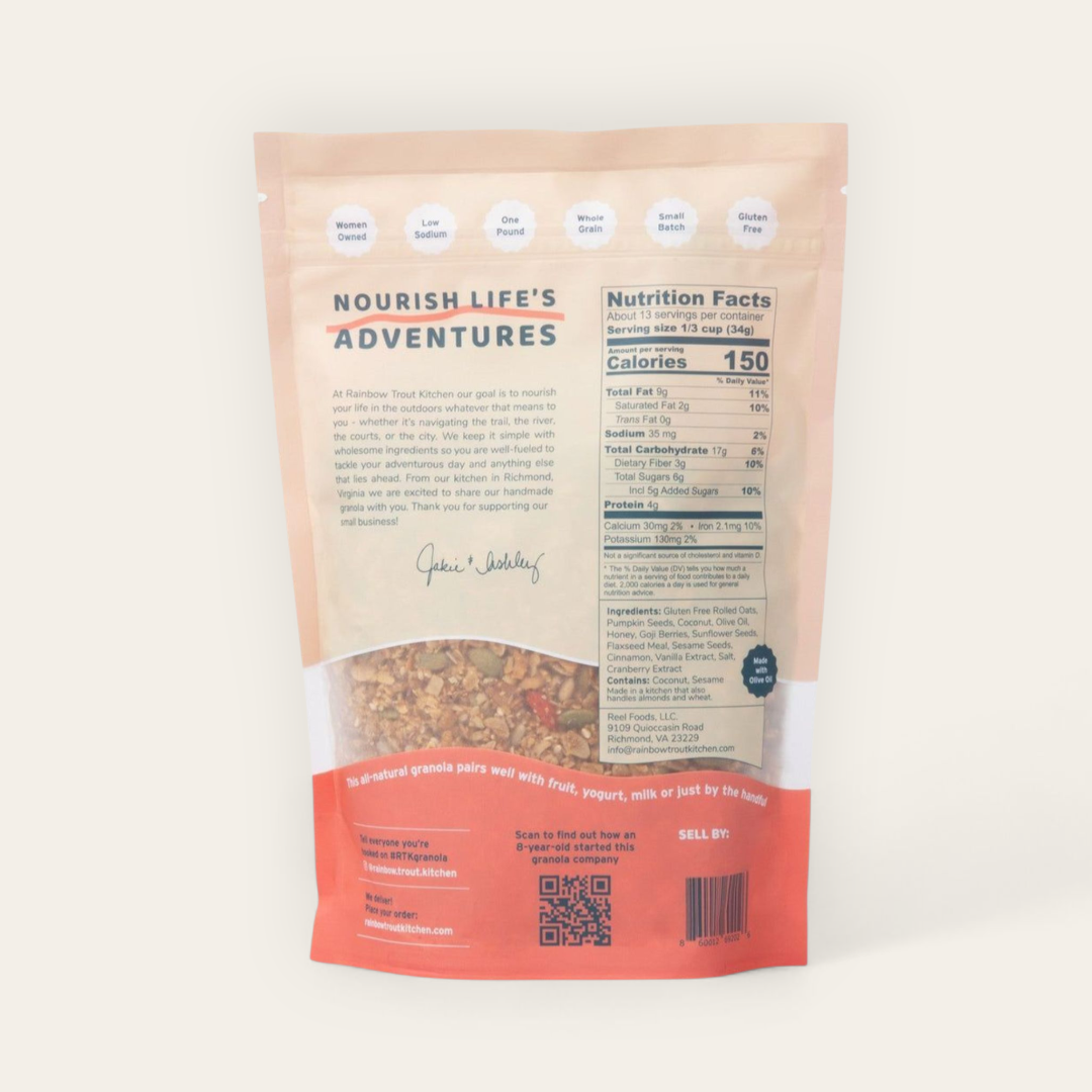 Rainbow Trout Kitchen Triple Seed Berry Granola