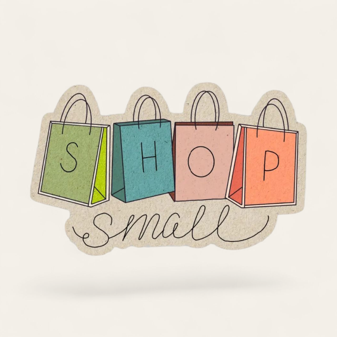 Shop Small Shopping Bag Sticker