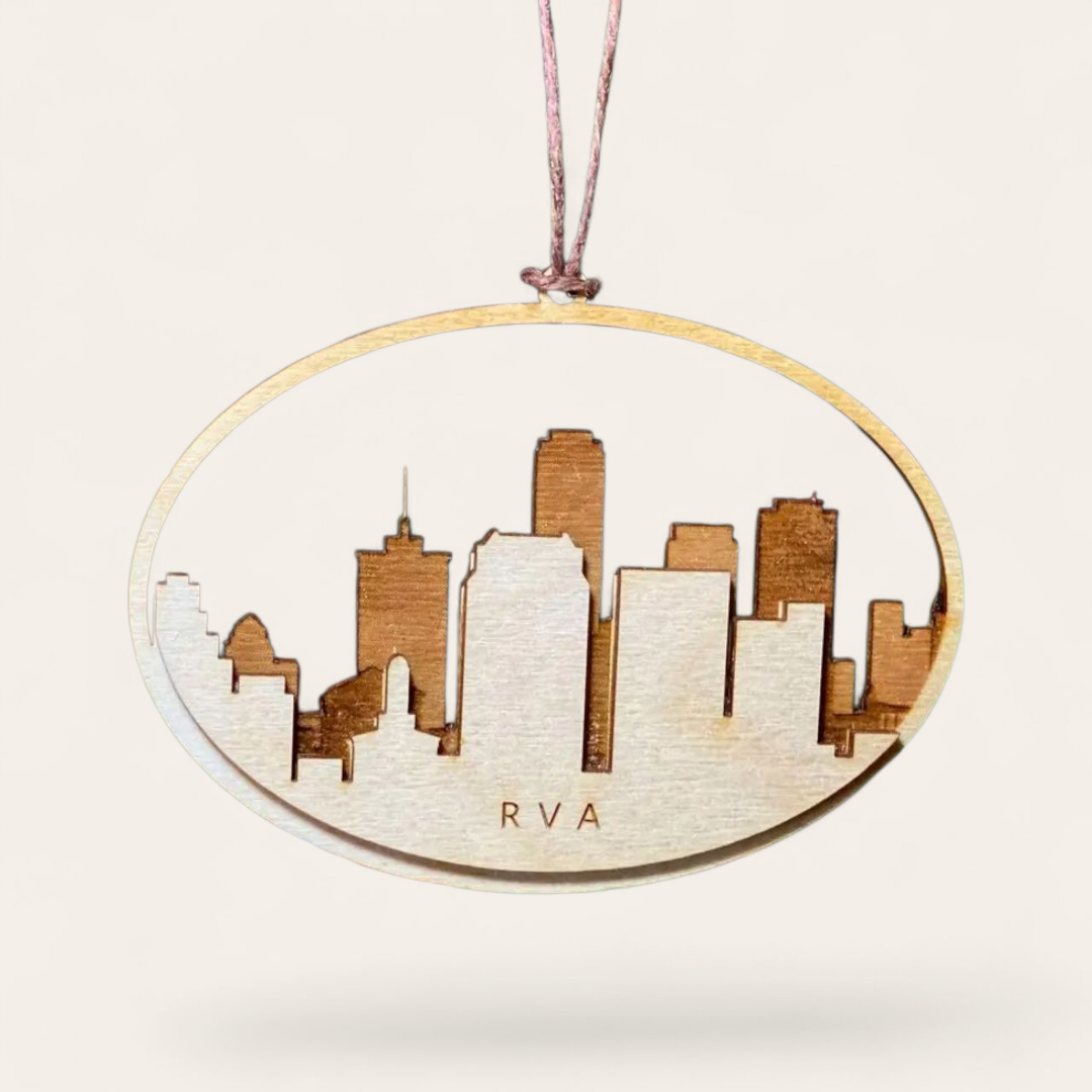 Richmond, VA Skyline Ornament