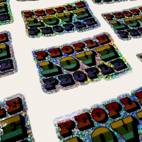 People Love People - Vinyl Sticker