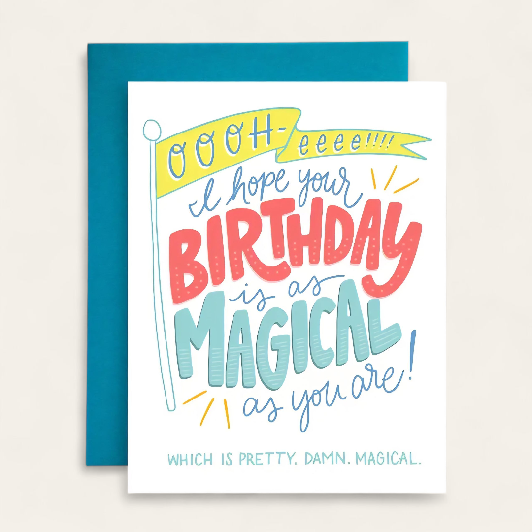 OOOH-eeee!!!! Magical Birthday Card