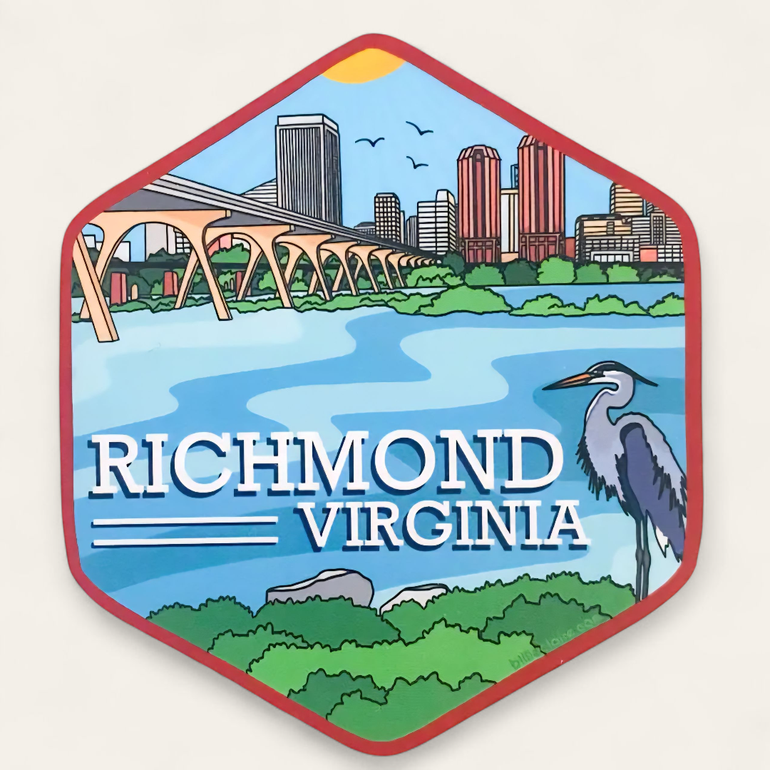 Richmond, Virginia - Vinyl Sticker