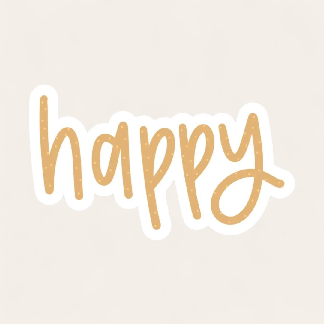 Happy Polka Dot Sticker