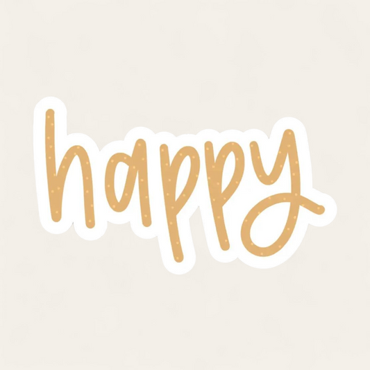 Happy Polka Dot Sticker