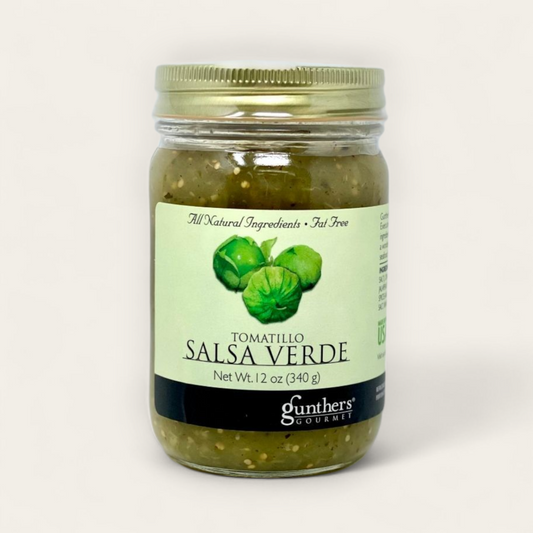 Gunther's Gourmet Tomatillo, Salsa Verde 12 oz. Jar
