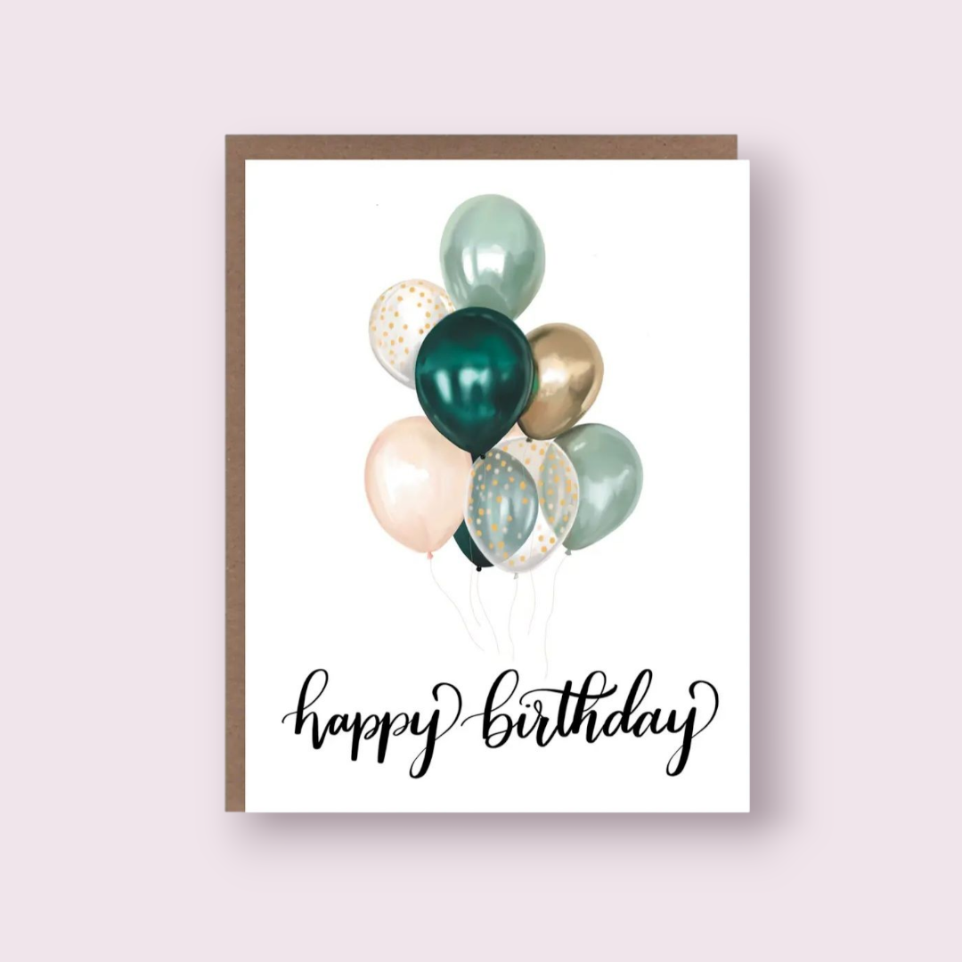 Balloon Birthday Card