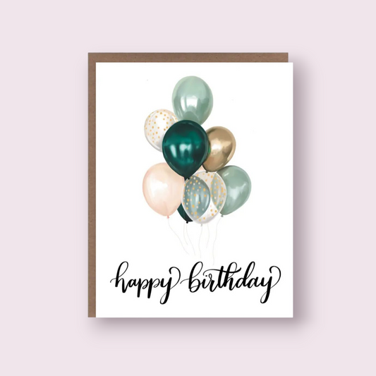 Balloon Birthday Card